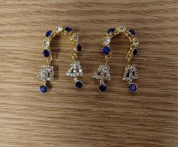 Bangles Blue White for 4 inch Laddu Gopal